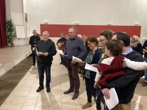cette journée fut aussi l'occasion de vivre l'entrée en formation/discernement de Véronique, Xavier, Gilles, Alban et Juliette.